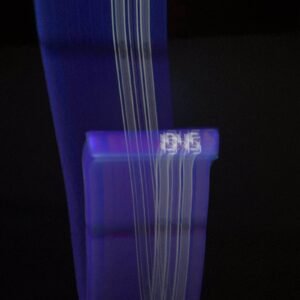 Blue White Light 1 - Photographie couleur, lumiere bleue et blanche